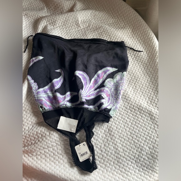 NWT Free People Spellbound Bodysuit Floral - Picture 4 of 8